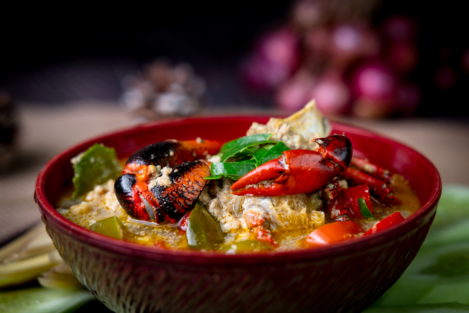 Overhead flat-lay of all ingredients for Zesty Peruvian Rocoto Cream with Quinoa and Roasted Peppers laid out on a kitchen surface.
