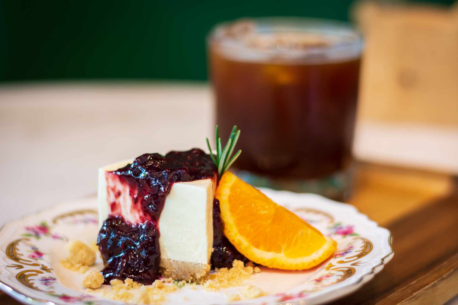 Zesty South African Rooibos-Infused Malva Pudding — Dessert served and photographed from above